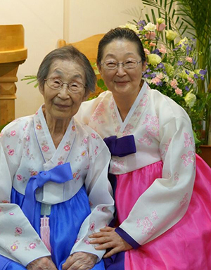 93才の私の母です